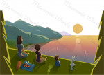 atardecer