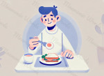 almoçar