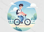 andar de bicicleta