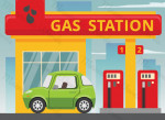 petrol station