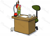 desk — парта