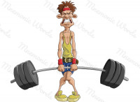 weak — not physically strong or powerful