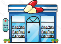 pharmacy — a shop where medicines are prepared and sold