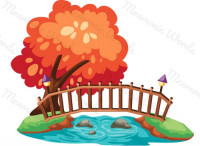 bridge — a structure that carries a road or path over something