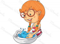 wash — мити, умиватися